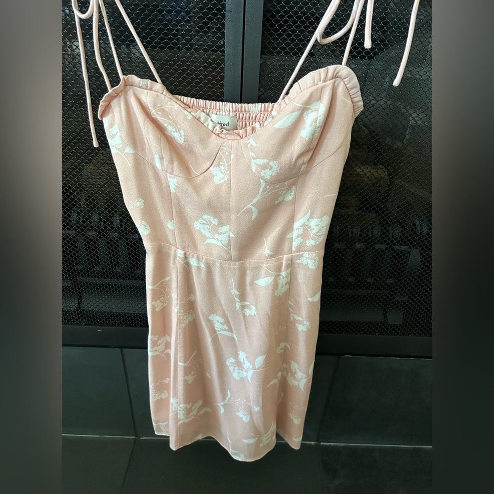 Aritzia Wilfred Fable Dress with Spaghetti Straps